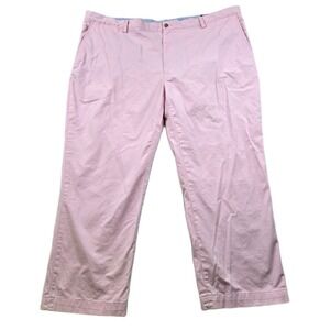 Polo Ralph Lauren Chino Pants Mens 46x27 Pink Stretch Classic Fit Flat Front